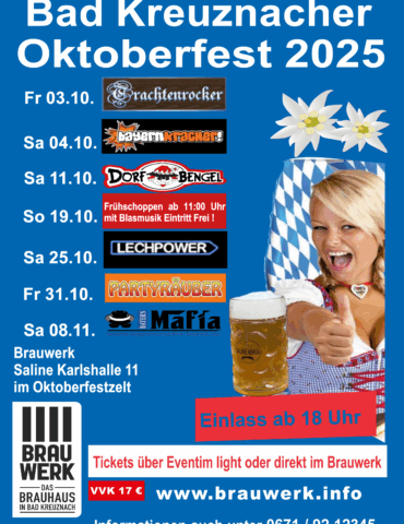 Oktoberfest im Brauwerk Bad Kreuznach