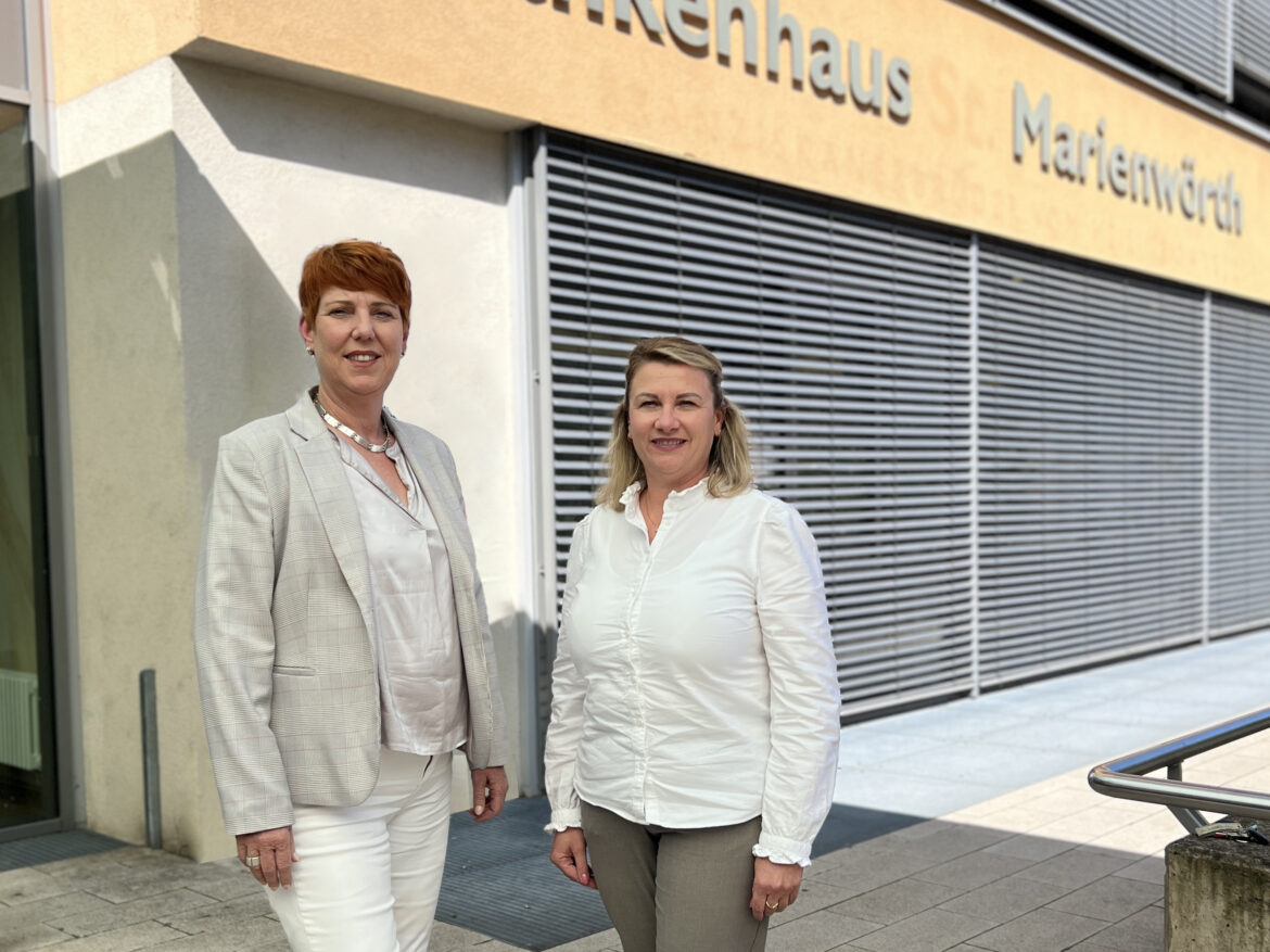 Pflegedirektorin Jutta Magmer-Melaas (links) und ihre Stellvertretung Olga Keilmann Foto: Stiftung kreuznacher diakonie, Sandra Beck