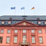 Israel-Fahne Landtag Rheinland-Pfalz