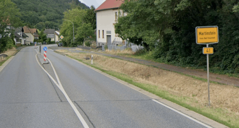 Tempo 30 auf der B41 bei Martinstein