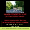 Straßensperrung für Baumpflege zwischen Tiefenstein und Hettenrodt