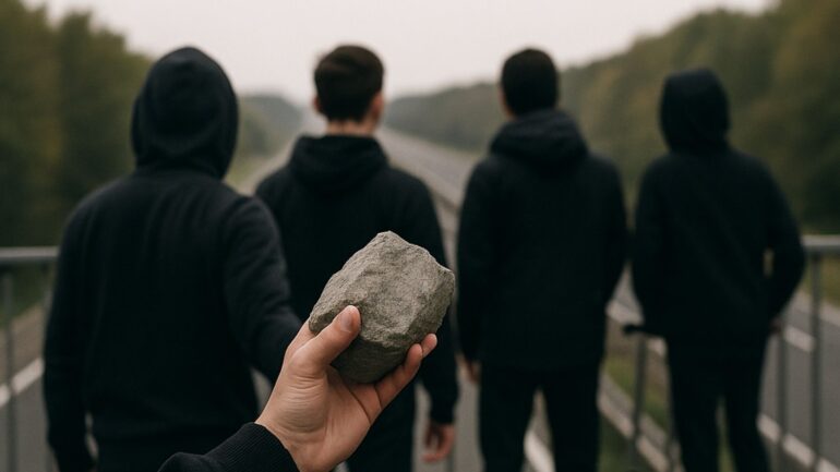 Jugendliche Steinewerfer Kirchheimbolanden