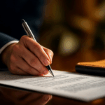 ai generated, sign, paper, contract, files, data, write, signature, paperwork, document