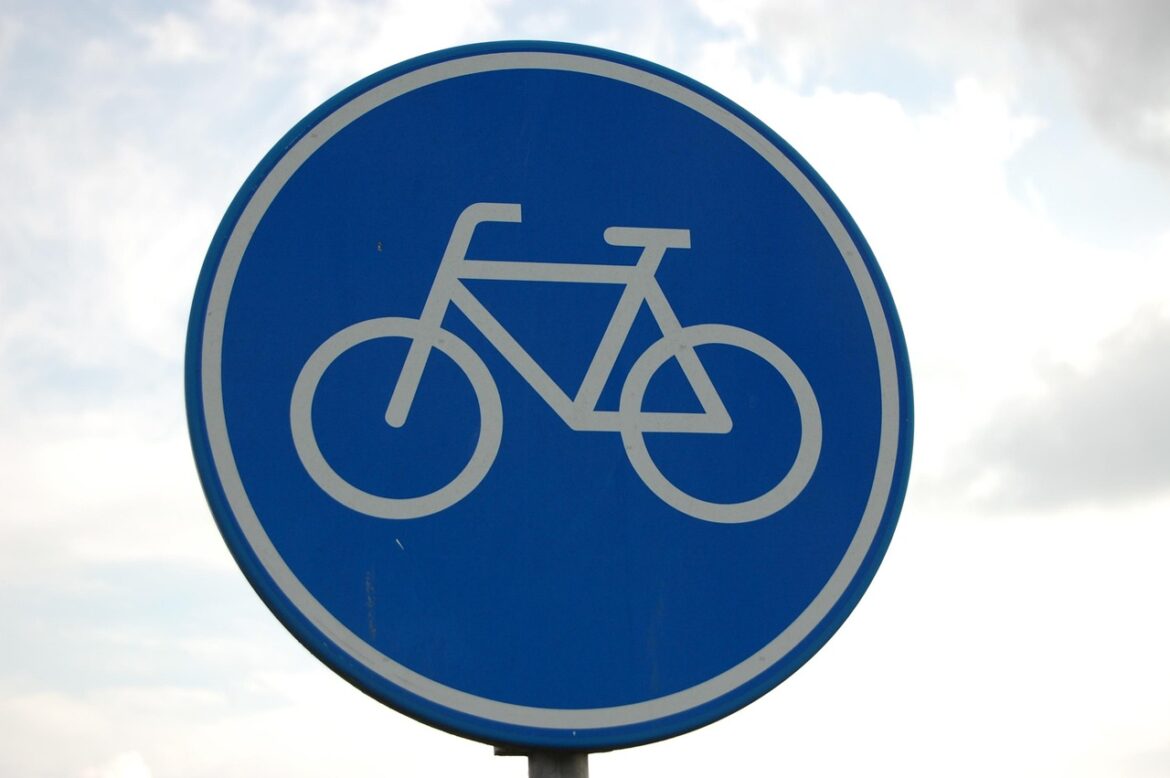 traffic sign, bike path, bicycle, board, traffic education, traffic situation
