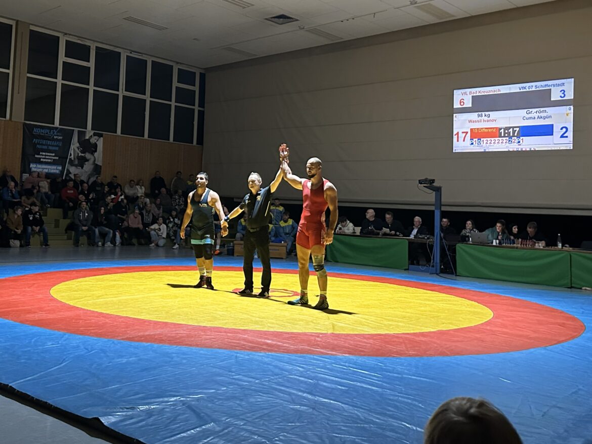 Ringer des VfL Bad Kreuznach halten die Tabellenführung - Bad Kreuznach Sport Nachrichten