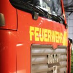 a close up of the front of a fire truck