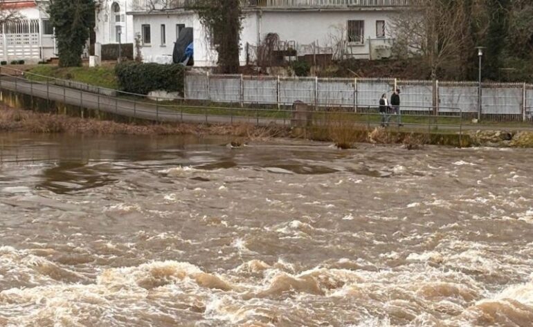 Hochwasserpegel der Nahe Bad Kreuznach