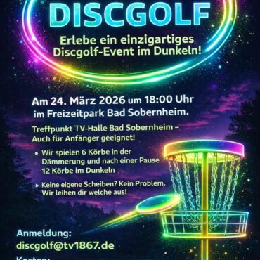 Glow Disc Golf