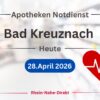 Notdienst Apotheke Bad Kreuznach heute (28.04.2026)
