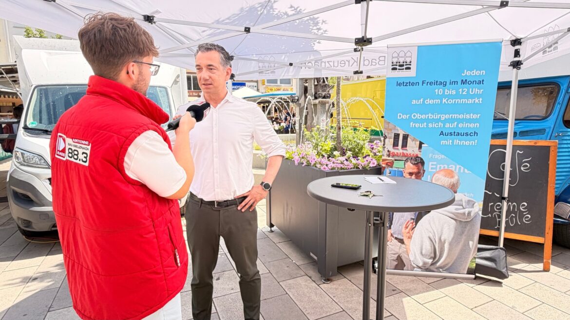  Interview zum Wochenmarktgespräch mit Oberbürgermeister Emanuel Letz - Bad Kreuznach  Nachrichten