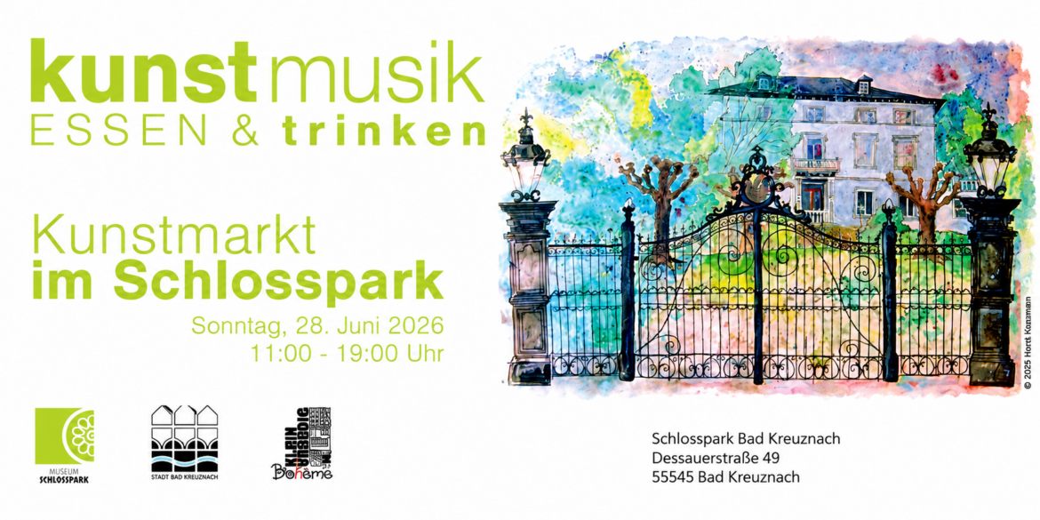 Kunstmarkt Bad Kreuznach 2026 am 28.Juni 2026