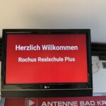 Text im Willkommensbildschirm: Rochus Realschule Plus
