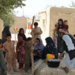 Najiba Behmanesh bei ihrer Reise in Afghanistan