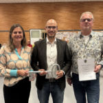 v.l.n.r. Andrea Silvestri (ehem. Ortsbürgermeisterin Feilbingert und Bürgermeisterin der VG Bad Kreuznach) Andreas Hund (neuer Ortsbürgermeister Feilbingert) Egbert Steinbach (Erster Beigeordneter Feilbingert)