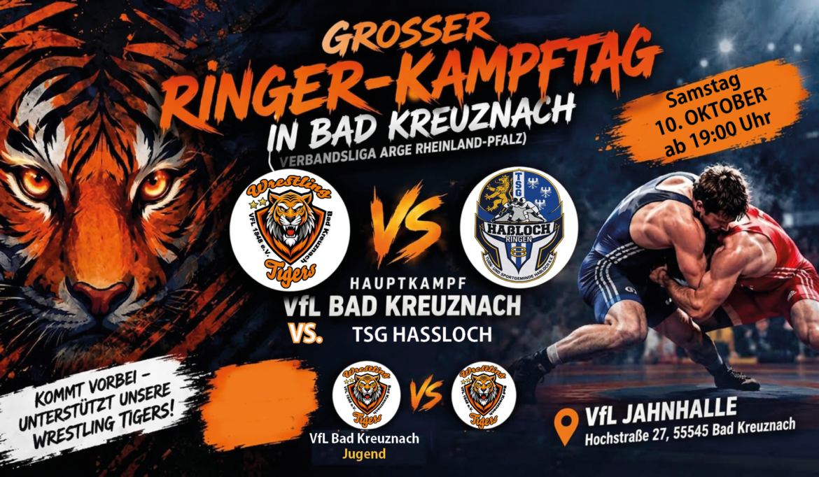 Wrestling Tigers starten als Herbstmeister in die Rückrunde