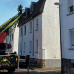 Feuerwehreinsatz in Heidesheim. Freiwillige Feuerwehr Ingelheim im Einsatz.