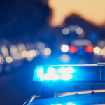 Polizeiauto mit Blaulicht