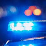Unbekannte zerkratzen geparkten Pick-up