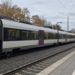 Zug im Bahnhof Flexx Fahrplanänderung